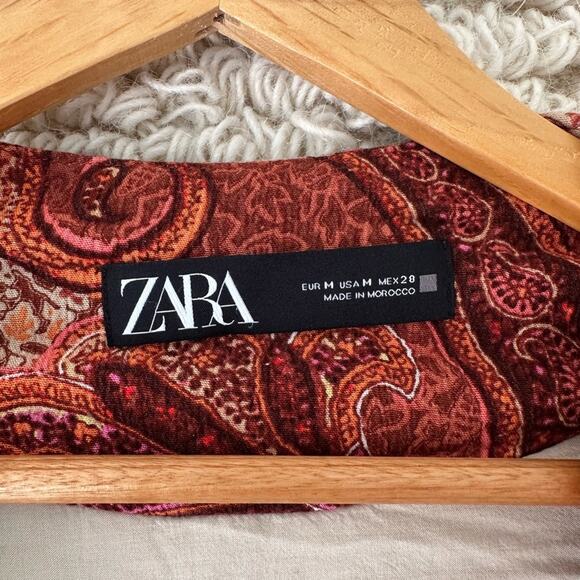 Zara Crepe Paisley Jacket - Picture 3 of 7